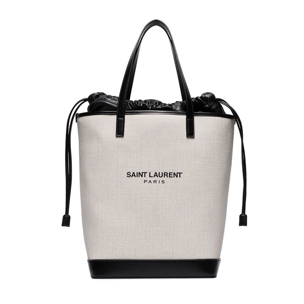 Saint Laurent Teddy Canvas Tote